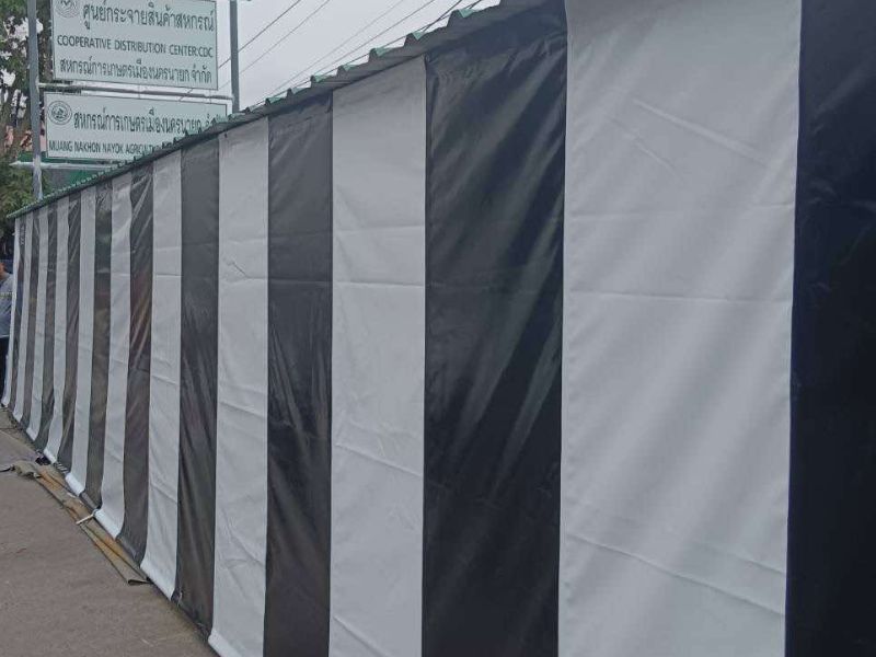 รับติดตั้งผ้าใบกันสาด